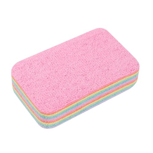 Esponjas de limpieza de cocina, esponjas de microfibra para cocina, 12 capas de fibra, paños de cocina absorbentes, paños exfoliantes reutilizables, detergente eficaz para mojarse o troc