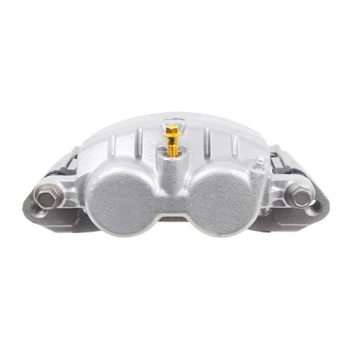 Image of Detroit Axle - Rear Right Brake Caliper for 2001-2006 Chevrolet Silverado GMC Sierra 3500 2007-2010 Silverado Sierra 3500 HD, Passenger Side Disc Brake Caliper with Bracket Replacement