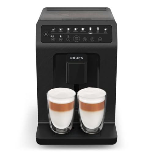 Krups EA897B Evidence ECOdesign Kaffeevollautomat, automatische Espresso & Cappuccino-Funktion, Quattro Force Technologie, One-Touch Tassen mit Milch, 8 Voreinstellungen, Milchsystem, 1450W – Bild 5