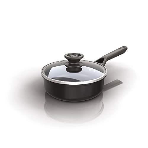 Ninja ZEROSTICK Classic Cookware 16cm Saucepan, Non-Stick, Long Lasting Aluminium Saucepan, Induction Compatible