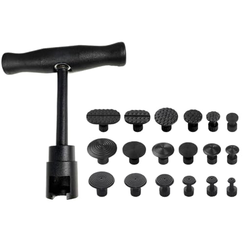 Extractor de abolladuras en Forma de T, Ventosa para Extractor de abolladuras, Herramienta para Motocicleta, Extractor de abolladuras para Lavadora, Kit de reparació