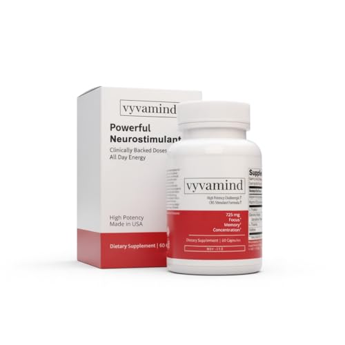 Vyvamind Cognitive Stimulant & Focus Aid Nootropic for Enhanced Concentration & Mental Clarity,...