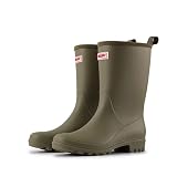 SUREWAY Women's Rubber Rain Boots, 8-Inch Matte Waterproof PVC Rubber Gardening...