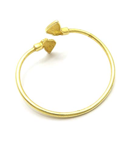 Egyptian Pyramid, Queen Nefertiti, Fist Piece 100% Solid Brass Cuff Bangle Bracelet2