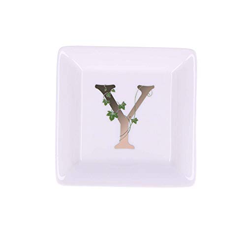 LA PORCELAINE BLANCHE - ADORATO PLAT CARRE 'Y ' 10X10 CM EN Gift Box Cover