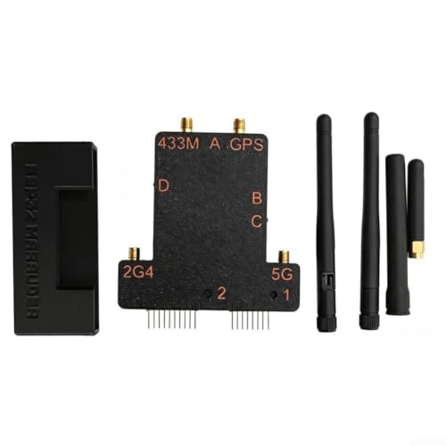 Placa ESP32-C5 CuddleCraft para Flipper Zero con interfaz GPS y RF 433 MHz negro 7