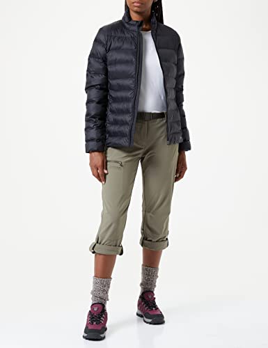 Maier Sports Lulaka, Damen Wanderhose, Wasserabweisende Outdoorhose für Trekking und Hiking, PFC-frei, mSTRETCH pro 4 & Dryprotec, Rollup-Funktion, Braun, 46 (W38/L32)
