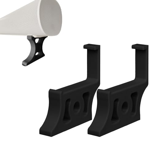 Soundbar Stand Compatible with Arc Adjustable 3-Height Riser Base (25mm-75mm) Sturdy Base for TV & Shelf Prevents Audio Blockage Tool-Free Installation(50mm Black)