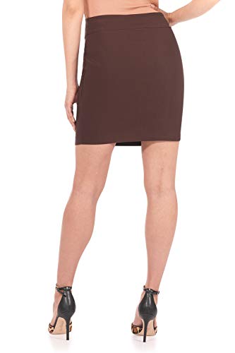 Image of Rekucci Women's Ease Into Comfort Above The Knee Stretch Pencil Skirt