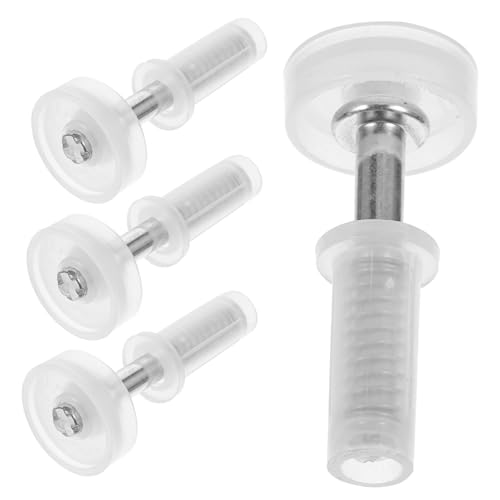 HOMSFOU Kit de herrajes para puerta de clóset con 8 pivotantes para puertas plegables, operación silenciosa miniatura 5