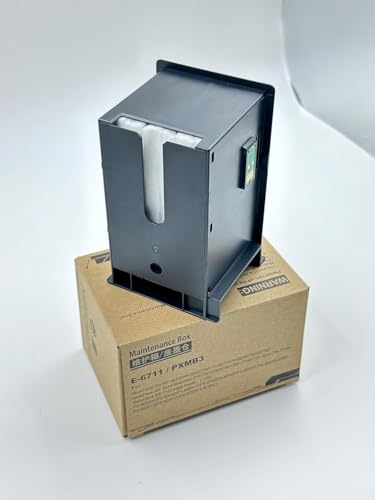 Image of CANOFF T6711 C13T671100 Ink Maintenance Box Compatible for Workforce Pro WF-3620DWF 3640DTWF 7110DTW 7610DWF 7620DTWF Workforce WF-3620 3640 3641 7111 7610 7720(with Chip)(T6711 Maintenance Box)