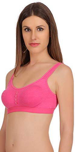 Image of FIMS - Fashion is my style Women?s Cotton Lycra Molded Cup Sports Bra Gym Bra Yoga Bra Running Bra Sports Bra Sports Bra for Women for Gym Sports Bra for Girls Sports Bra for Women Pack of 1