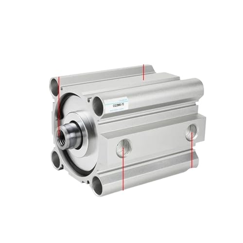 Vérin compact mince CQ2B80 double effet actionneur pneumatique - 4