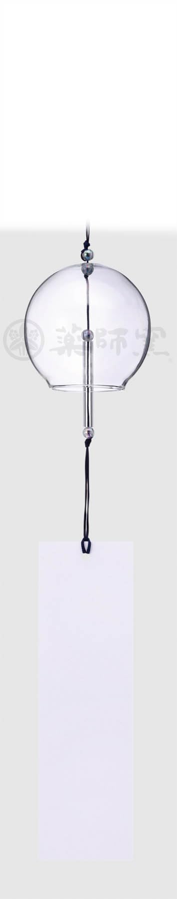 Yakushi Kiln Japanese Ceramic Wind Chime DIY Painting Glass 2.2in Japan