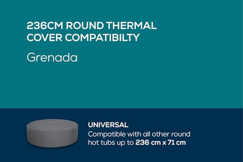 Bestway LAY-Z-SPA Xtras EnergySense Plus Thermo-Komplettabdeckung Ø 236 x 71 cm, rund