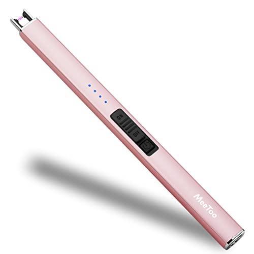 Encendedor eléctrico recargable USB tipo C Rose Gold miniatura 1