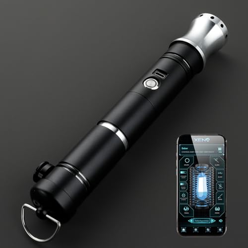 Sabre laser Xenopixel 3.0 avec 34 polices sonores et poignée métal pour duel