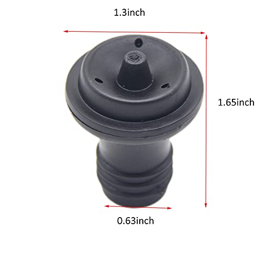 Wine Bottle Stopper, Wine Saver Vacuum Stoppers, Wine Pump Vacuum Stoppers, Pack Of 6, Rubber Wine Stoppers For Wine Saver Vacuum Pump Preserver, Solid Stoppers Fit Every Bottle, Keep Wine Fres #TOP3