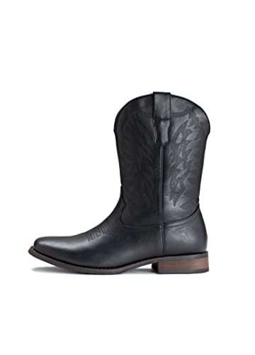 Iuv Cowboy Boots For Men Western Boot Durable Classic Embroidered Square Toe Traditional Boots #TOP5