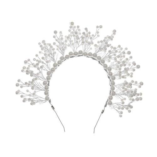 BIUDECO NE crown p[(pearl) XJ[g pearl(p[) dress ̂߂̈ߑ ^̉ԉł̉ ԉł̃eBA p[eBA  Silver