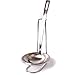 GoldNJade 304 Stainless Steel Single Ladle Holder Vertical Spoon Rest Cooking Utensils Stand with 4.3 inch bowl