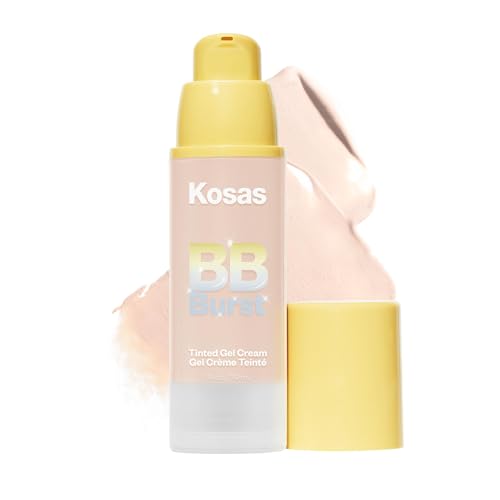 Kosas BB Burst Tinted Face Gel Cream - Smoothes Skin, Hydrates & Moisturizes - Lightweight Buildable Coverage - Very Light Cool 11, (1 Oz/30 ML)