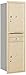 Salsbury Industries 3714S-2PSRP 4C Horizontal Mailbox, Sandstone