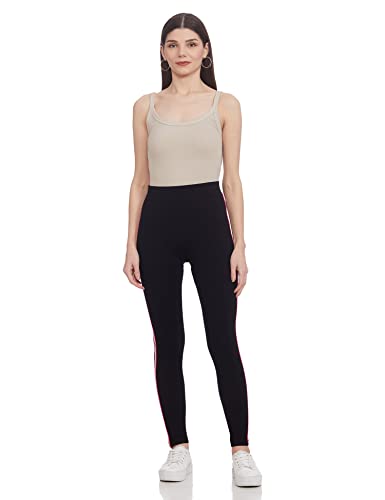 Image of Max Women Solid Slim Fit Tights