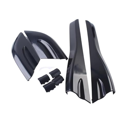 Barres de toit Tucson 2004-2008 : 8 caches noirs de finition premium pour rails