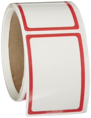 Image of 117-0002E 117-0002 Action Dry Erase Label with Protective Flap, 3 inch Length x 2 inch Width, Blue (Roll of 50)