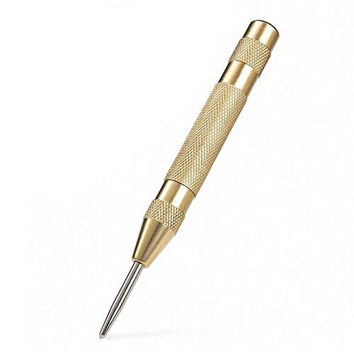 Automatic Center Punch, 5 Inch Heavy Duty Automatic Hammer Spring Loaded Hole Punch