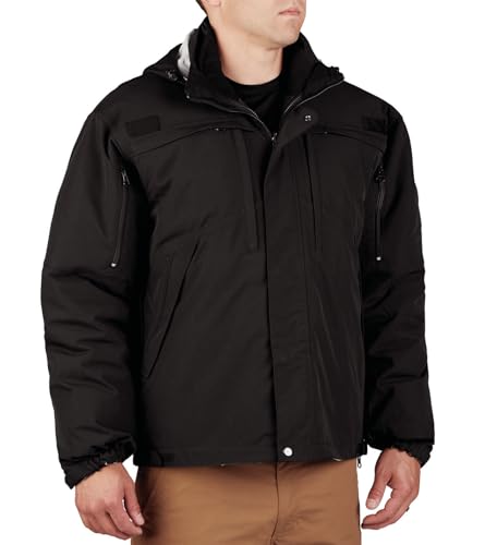 ジャケット・アウター MNMM PADDED REVERSIBLE JACKET / BLACK 3 Propper Men's Reversible ANSI III Jacket, Black, X-Large at