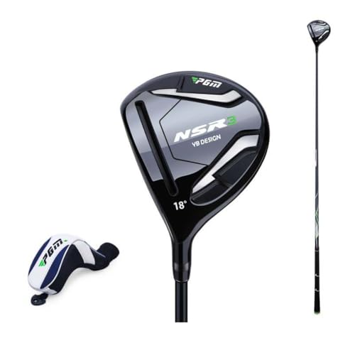 Lewy kierowca golfa dla mężczyzn, regulowane drewno tytanowe z węglem, High Rebound Graphite Hybrid Club Set 1/3/5 Wood, Anti Slice Design for Max Distance & Accuracy, zawiera osłonę głowy