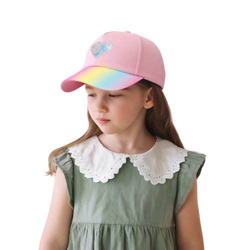 2026 de béisbol Infantil con Estampado Animado camionera para niñas Sombrero Solar para niños diseño Casual y Divertido para Uso Diario (2-7 Years)