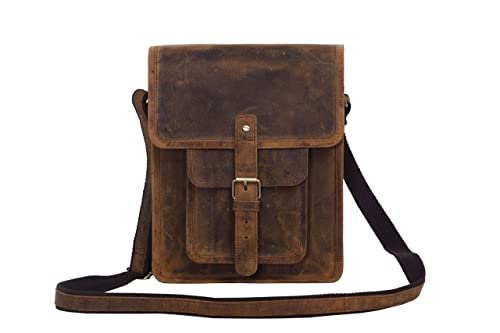 Leather Messenger Satchel for Tablet