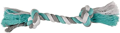 GC COTONE JIM CORDA GIOCO 2 NODI MENTA/BIANCO/GRIGIO L 35CM