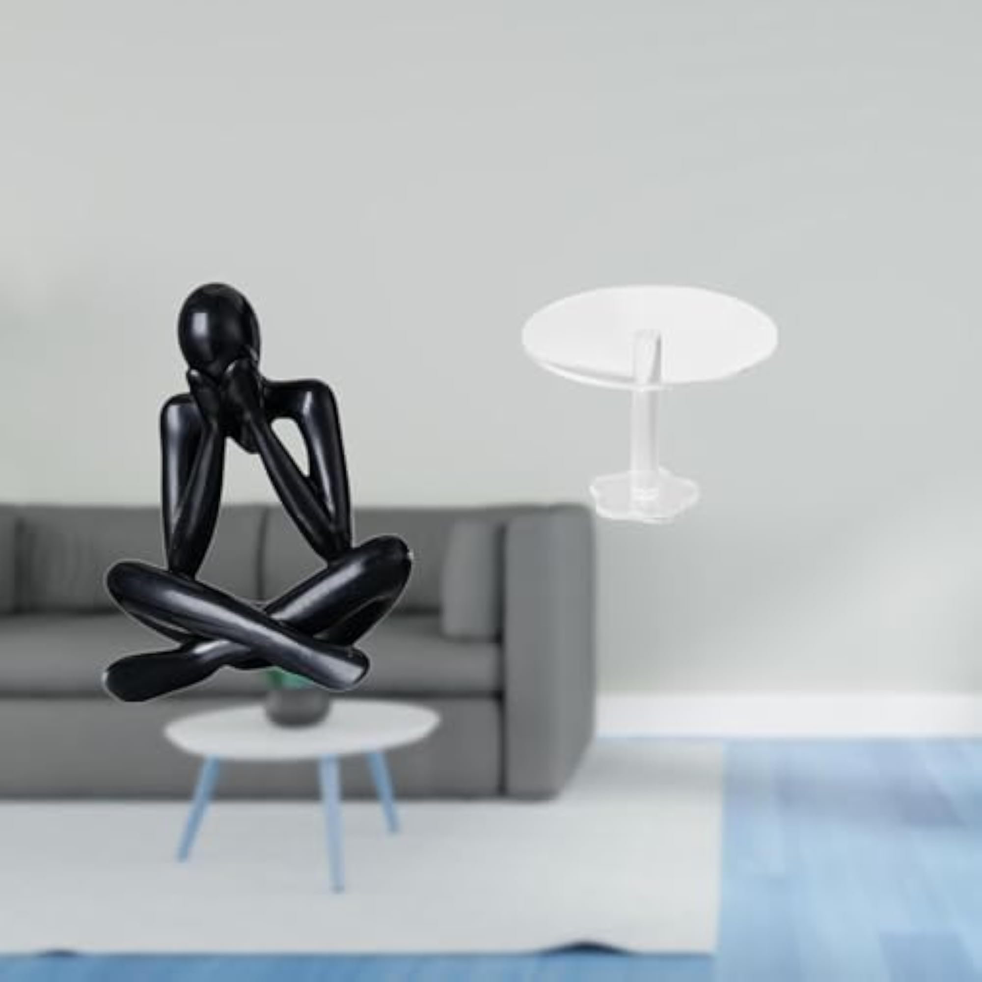 Modern Abstract Figurine Sculpture for Dollhouse