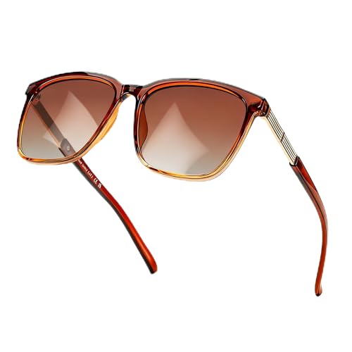 SIPHEW Oversized Square Sunglasses for Women|Lightweight Fashion Sunglasses 100% UV400