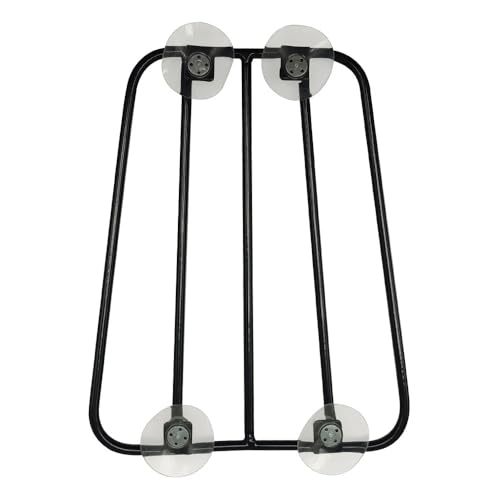 Support de Réservoir Moto Finition Noire avec Ventouses Haute Performance