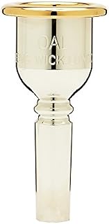 Denis Wick DW3180-0AL Heritage Bass Trombone Mouthpiece,Silver/Gold