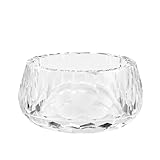 DONOUCLS Crystal Candy Dish Hand-Cut Decorative Bowl W4.7 x H2.4 for Home Decor, Comes With Gift Box