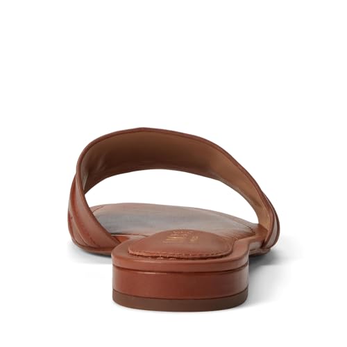 Image of Lauren Ralph Lauren Women's Alegra III Leather Slide Sandal