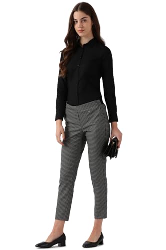 Image of Van Heusen Women's Regular Fit Solid Full Sleeve Cotton Rich Formal Shirt