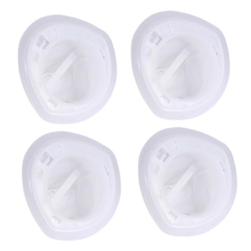 ULDIGI 4pcs Replacement Filter Hand-held Vacuum Hand Vacuum Filters Cordless Vacuum Replacement Vacuum Attachment Manual Vacuum Sweeper Cordless Handheld Vacuum Cleaner Vacuums White