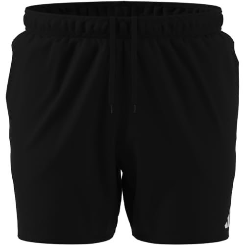 adidas Herren Swim Shorts 5 INCH, Black/White, L