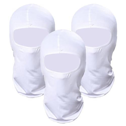 Image of Pukavt 1-6 Pack Balaclava Face Mask, Ski Mask for Men Women, UV Protection Windproof Scarf for Motorcycle Snowboard Cycling