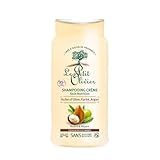 LE PETIT OLIVIER - Shampooing Crème Soin Nutrition - Huiles d'Olive, Karité & Argan - Nourrit, Répare & Protège - Cheveux Secs & Abîmés - Sans Silicone, Sans Sulfate - Fabriqué en France - 250 ml