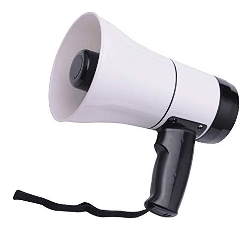 BHADANI SALES? 50 Watts Handheld Megaphone with Recorder USB and Memory Card Input for Announcing; Talk; Record; Play; Siren; Music with Battery and Charger