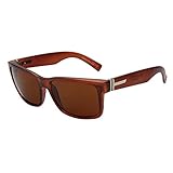 LianSan Designer Rectangle Oversized Women Men Sunglasses Wayfarer Glasses 0708(brown)