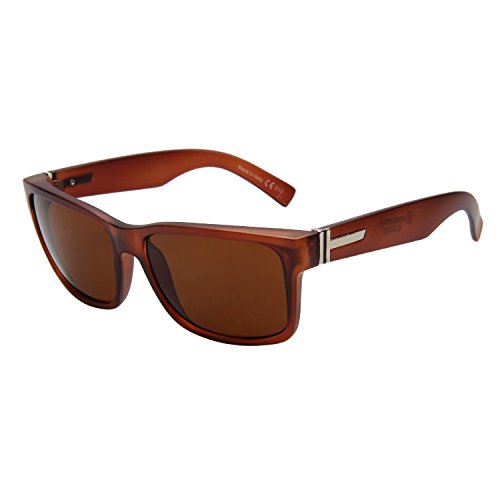 LianSan Designer Rectangle Oversized Women Men Sunglasses Glasses 0708(brown)